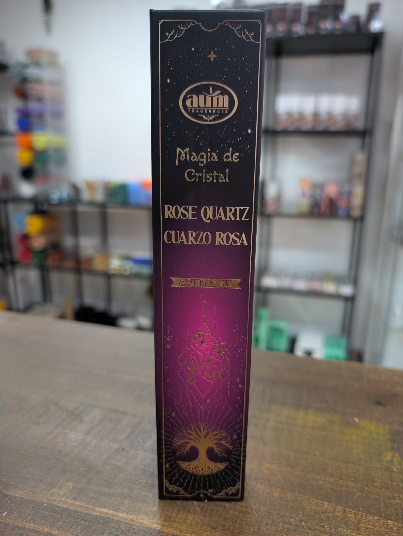 Incienso de cuarzo rosa